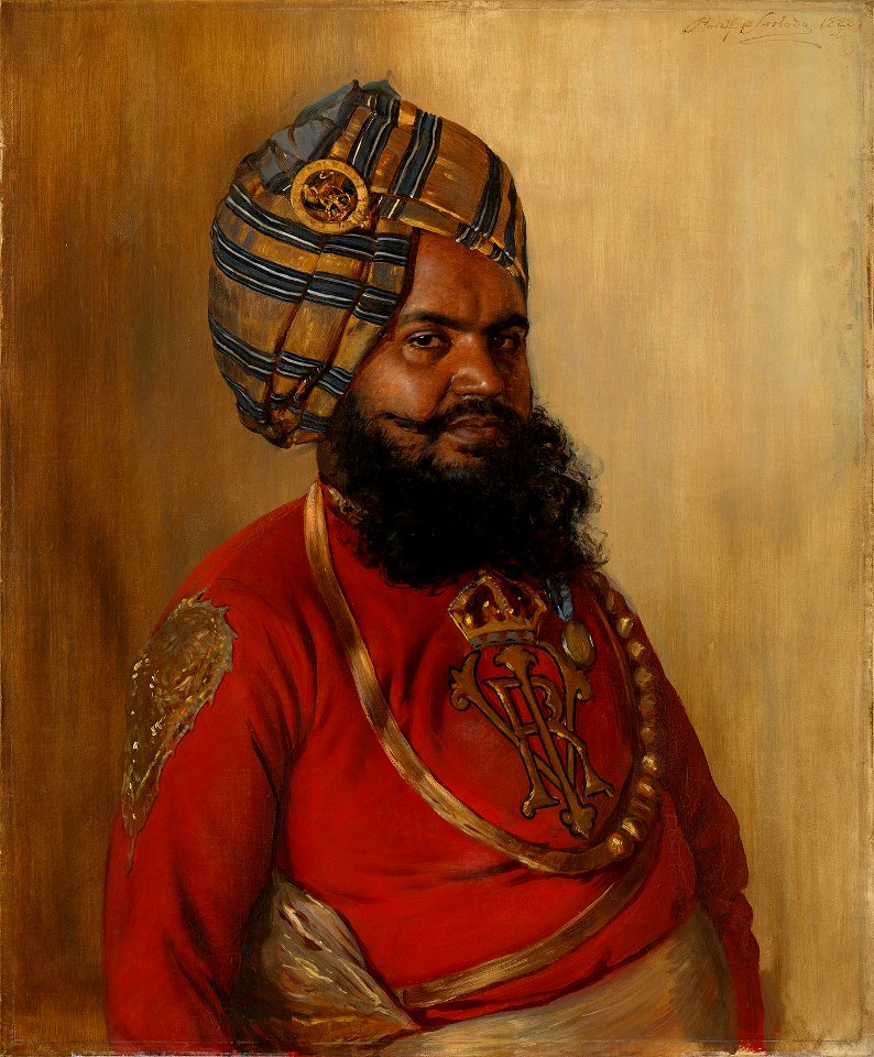 Rudolf Swoboda (1859-1914) - Sheikh Muhammed Buksh - RCIN 403641 - Royal Collection
