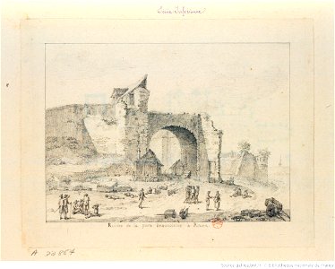 Ruines de la porte Beauvoisine à Rouen