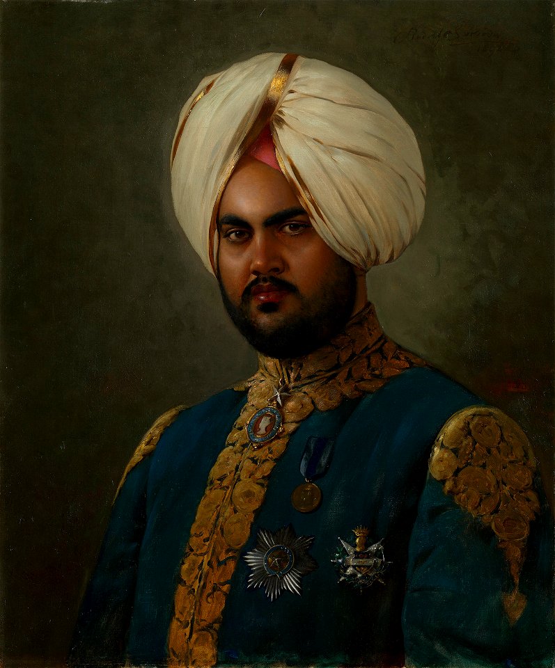 Rudolf Swoboda (1859-1914) - The Maharajah of Kapurthala (1872-1949) - RCIN 403644 - Royal Collection