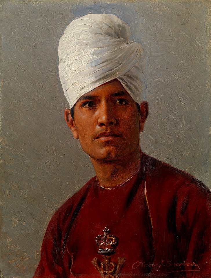 Rudolf Swoboda (1859-1914) - Muhammad Ismail - RCIN 403832 - Royal Collection
