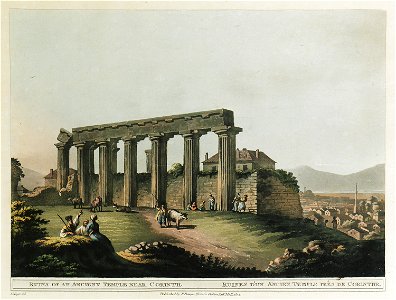 Ruins of an ancient temple near Corinth - Mayer Luigi - 1803