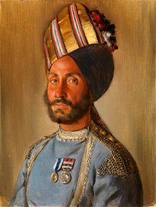 Rudolf Swoboda (1859-1914) - Muhammad Bey, Subadar, Bahadur, 1st Madras Lancers - RCIN 403821 - Royal Collection
