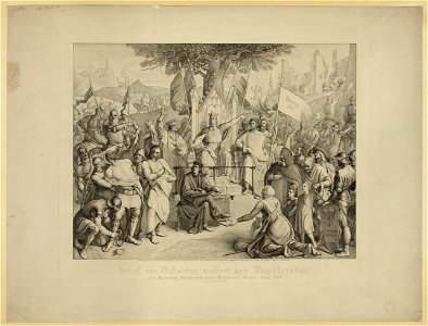 Rudolf von Habsburg wahret den Landfrieden LCCN2003689345