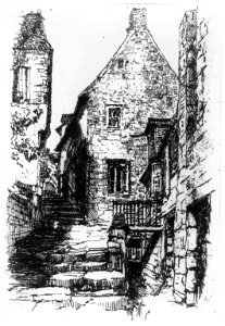 Rue de la Ville, Mont St. Michel, Brittany LCCN96512436