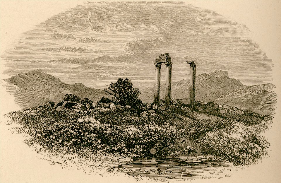 Ruins of the Temple of Zeus at Nemea - Wordsworth Christopher - 1882