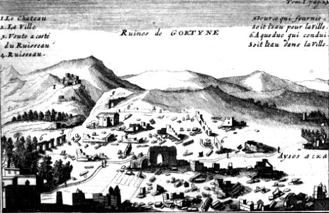 Ruins de Gortyne (Relation d un voyage du Levant)
