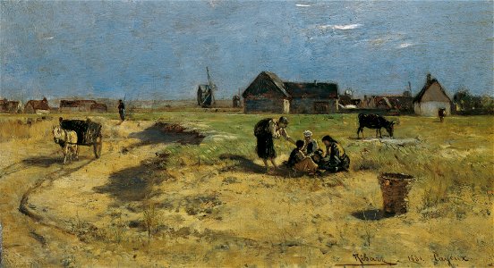 Rudolf Ribarz - Landschaft aus Cayeux - 1487 - Österreichische Galerie Belvedere