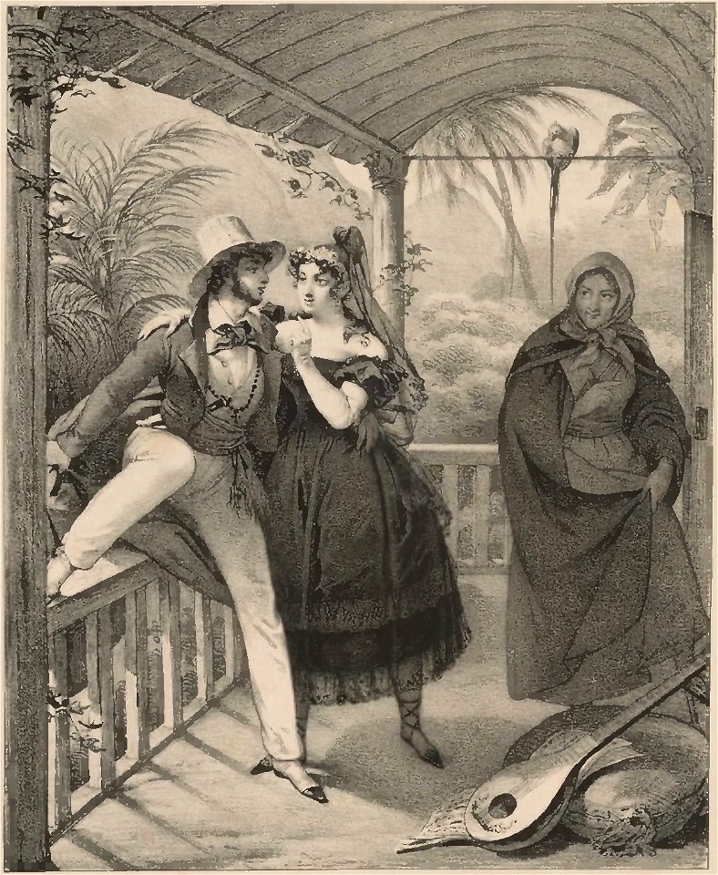 Rugendas - Voyage pittoresque dans le Brésil, fascicule 10, trad Golbéry, 1827 (page 11 crop)