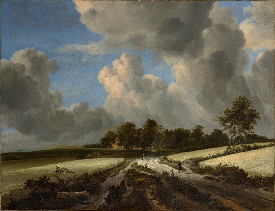 Jacob Isaacksz. van Ruisdael - Wheat Fields - WGA20512