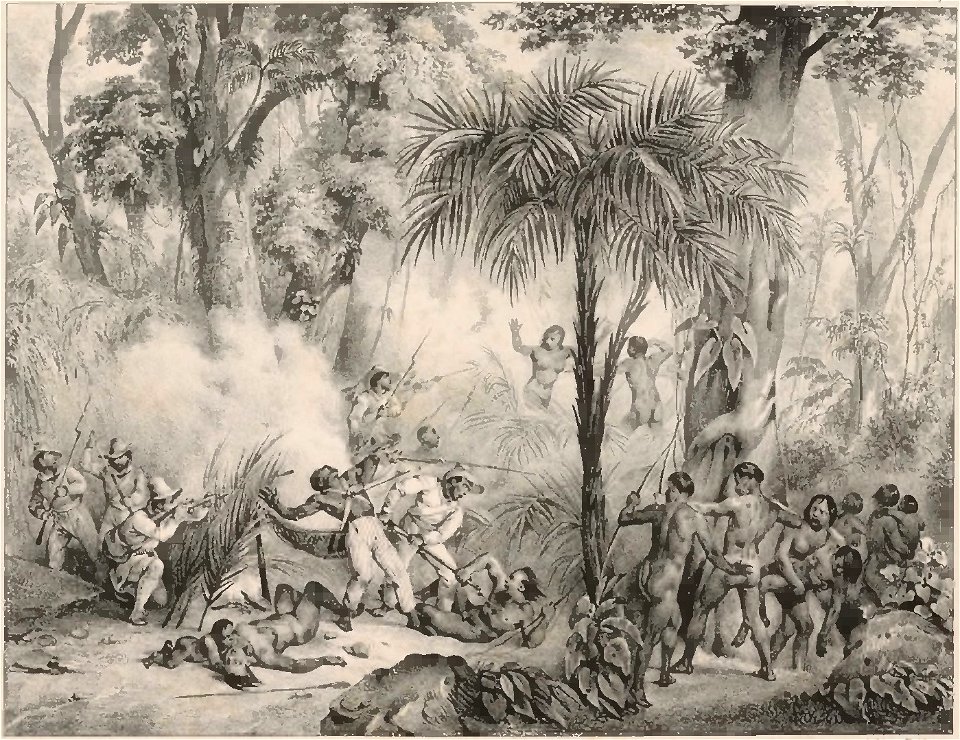 Rugendas - Voyage pittoresque dans le Brésil, fascicule 12, trad Golbéry, 1827 (page 17 crop)