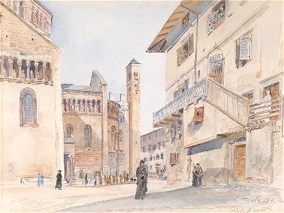 Rudolph Bernt Motiv aus Trient 1891
