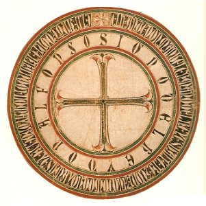 Rueda de un privilegio de Alfonso X de Castilla (Monasterio de San Clemente de Sevilla)
