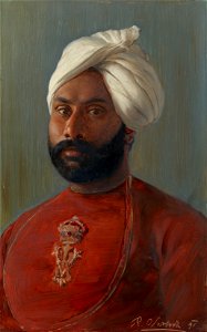 Rudolf Swoboda (1859-1914) - Ahmad Khan (d. 1914) - RCIN 403808 - Royal Collection