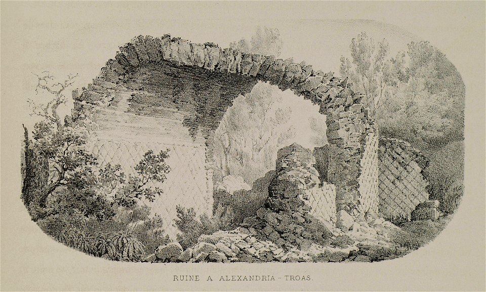 Ruine à Alexandria-Troas - Rey Etienne - 1867