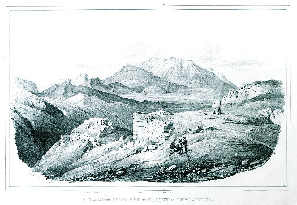 Ruines de Panopée et plaine de Chaeronée - Stackelberg Otto Magnus Baron De - 1830
