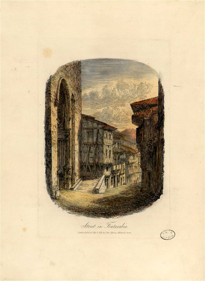 Rue de Fontarabie Street in Fontarabia - Fonds Ancely - B315556101 A BATTY 2 045