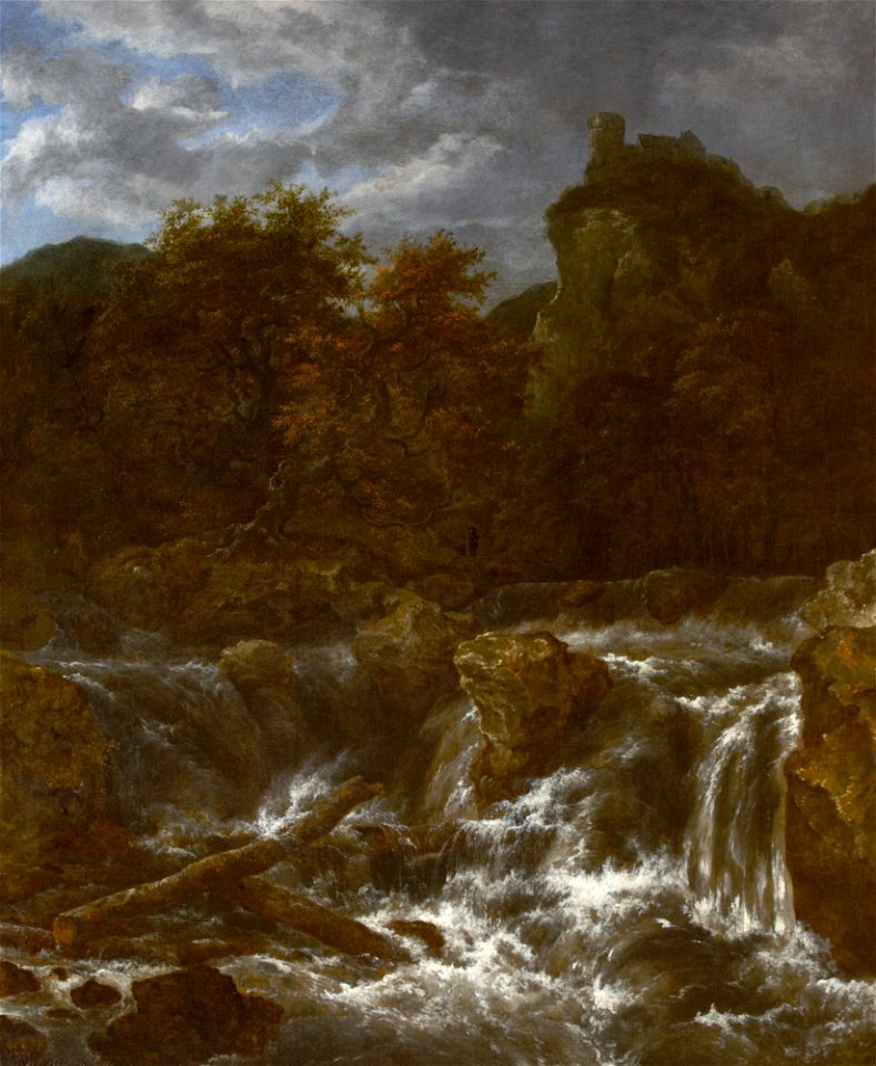 Jacob van Ruisdael - A Waterfall (Petworth House)