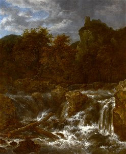 Jacob van Ruisdael - A Waterfall (Petworth House)