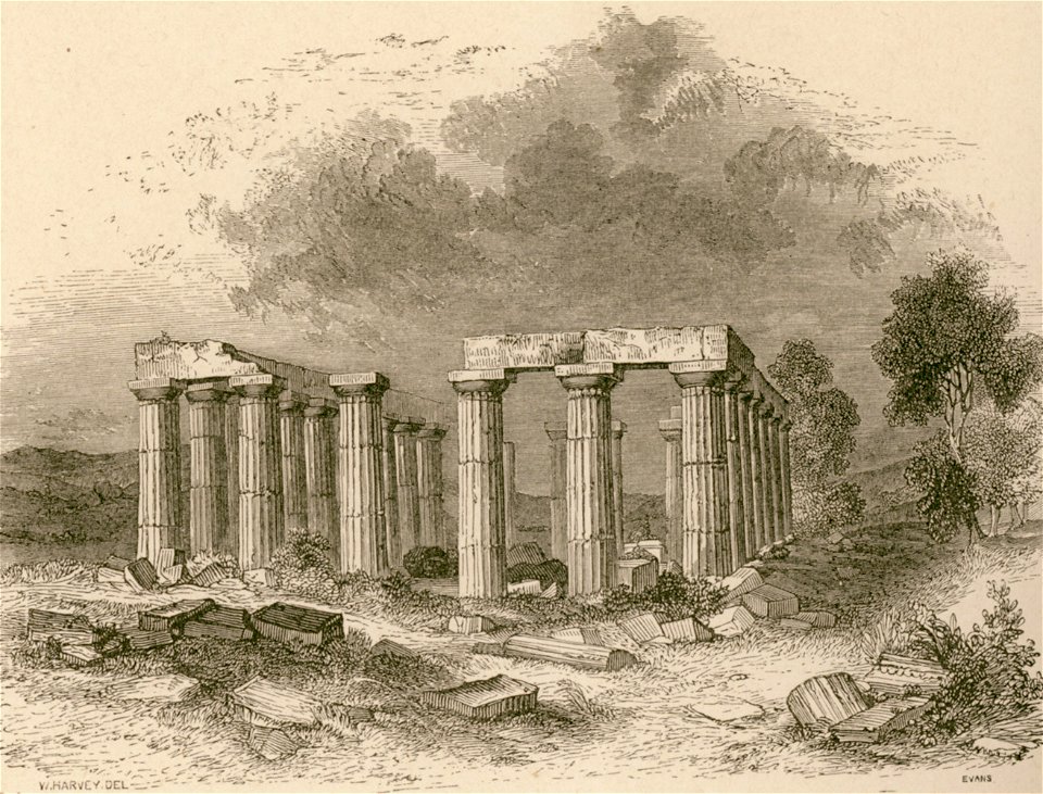 Ruins of the Temple of Apollo at Bassae - Wordsworth Christopher - 1882