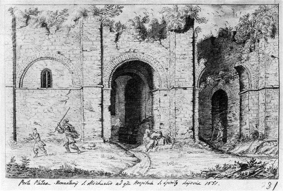 Ruins of a building by Westerveld
