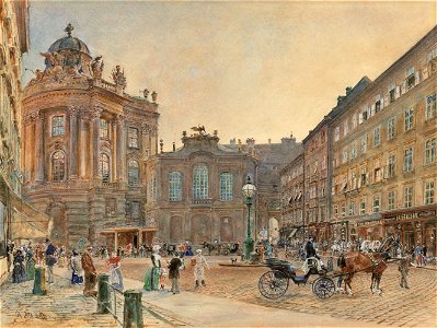 Rudolf von alt burgtheater michaelerplatz 094447)