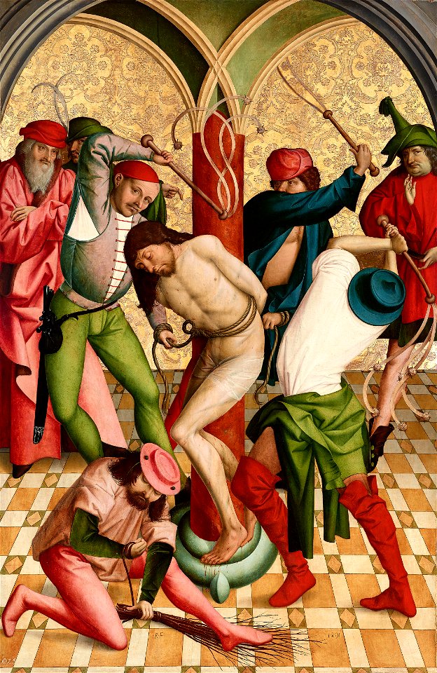 Rueland Frueauf d. Ä. - Geißelung Christi - 4841 - Kunsthistorisches Museum