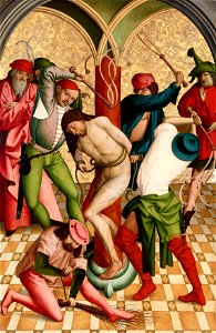 Rueland Frueauf d. Ä. - Geißelung Christi - 4841 - Kunsthistorisches Museum