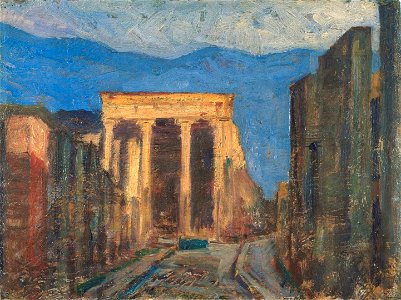 Ruins of Pompeii by Fujishima Takeji (Museum of Modern Art, Ibaraki)