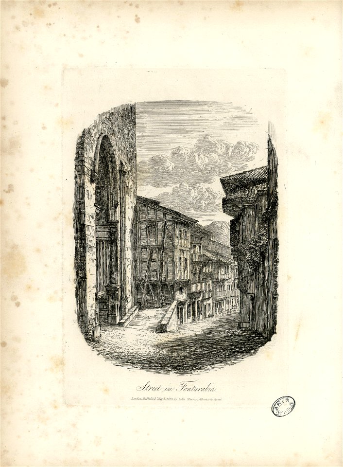 Rue de Fontarabie Street in Fontarabia - Fonds Ancely - B315556101 A BATTY 1 044