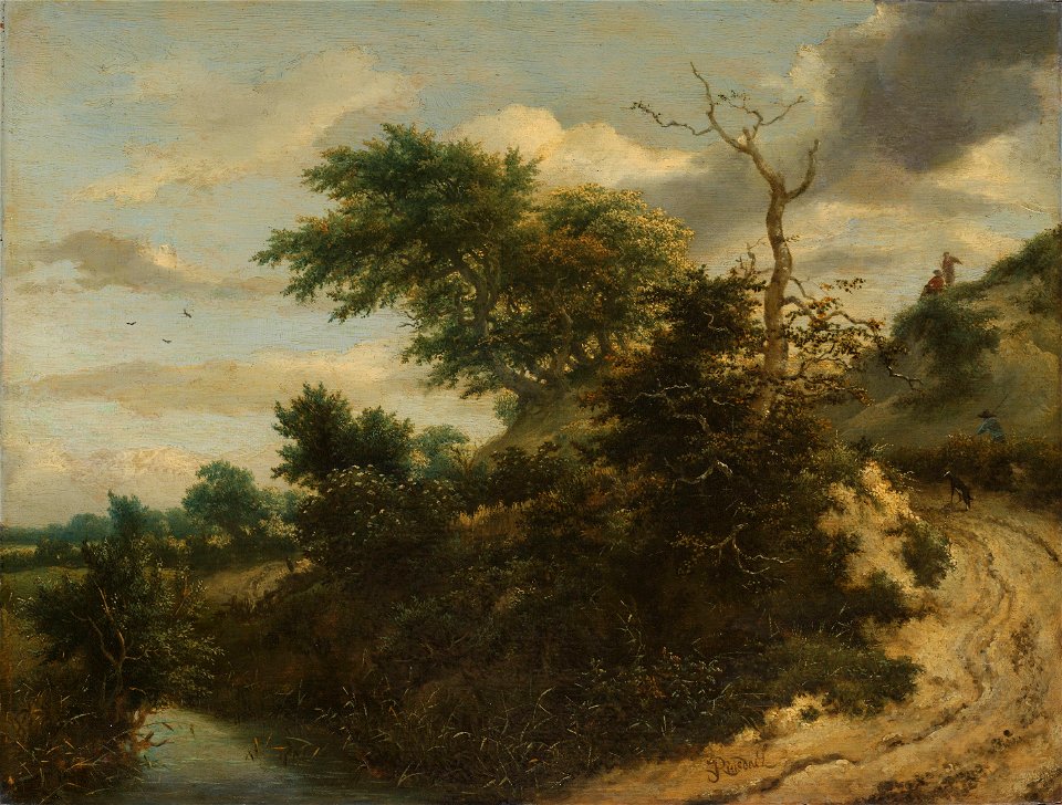 Zandweg in de duinen Rijksmuseum SK-C-562