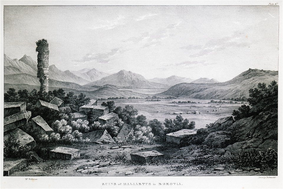 Ruins of Haliartus in Boeotia - Dodwell Edward - 1834