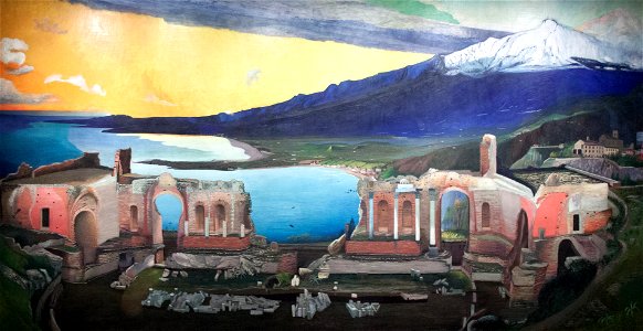Ruins of the Greek Theatre at Taormina