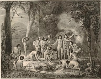 Rugendas - Voyage pittoresque dans le Brésil, fascicule 12, trad Golbéry, 1827 (page 19 crop)