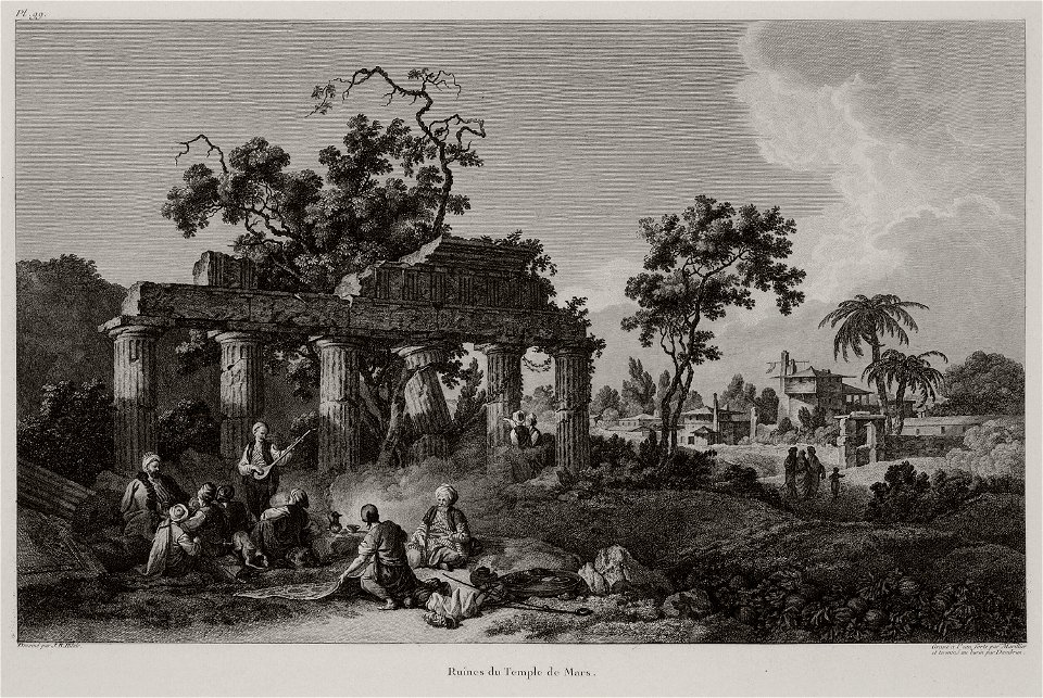 Ruines du Temple de Mars - Choiseul-gouffier Gabriel Florent Auguste De - 1782