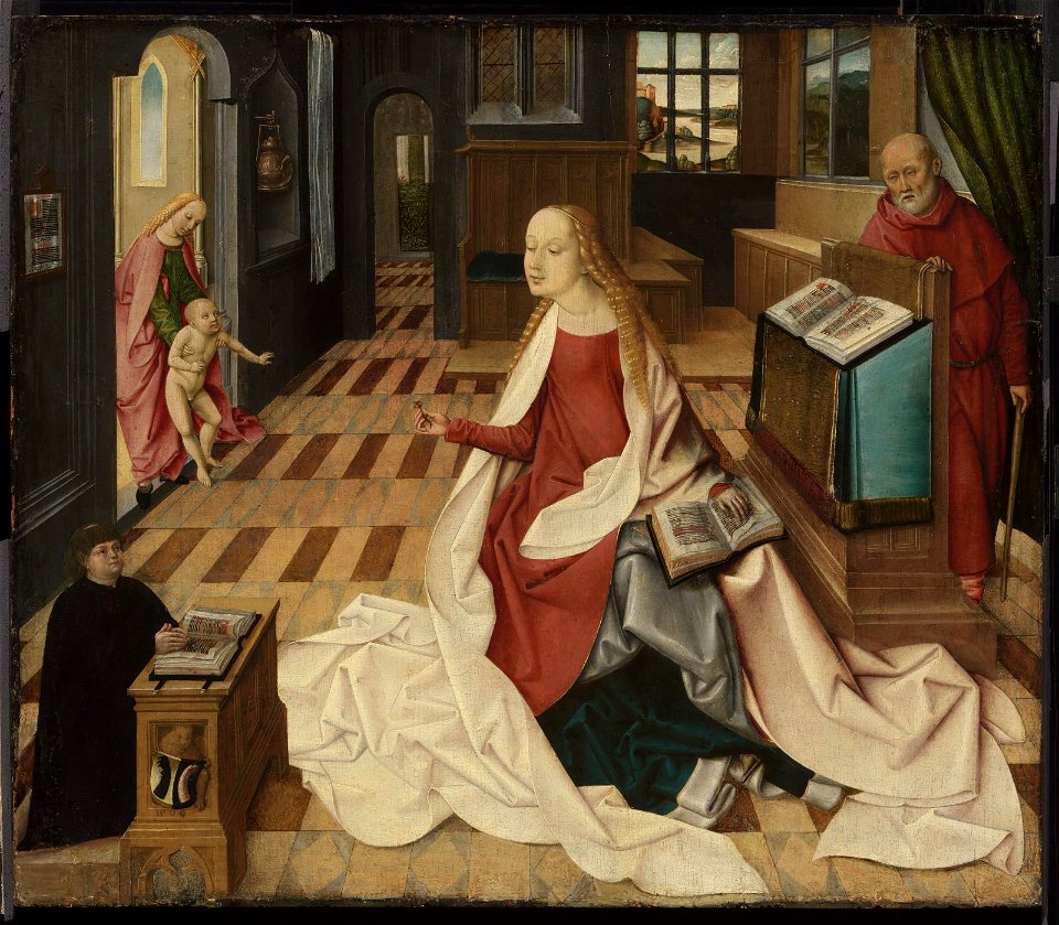 Rueland Frueauf, the Elder - The Education of the Infant Christ - 49.1076 - Museum of Fine Arts