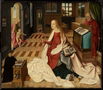 Rueland Frueauf, the Elder - The Education of the Infant Christ - 49.1076 - Museum of Fine Arts