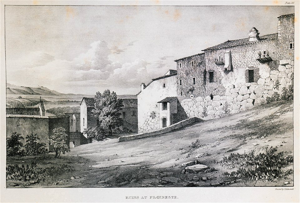 Ruins at Praeneste - Dodwell Edward - 1834