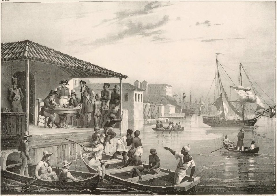 Rugendas - Voyage pittoresque dans le Brésil, fascicule 17, trad Golbéry, 1827 (page 13 crop)