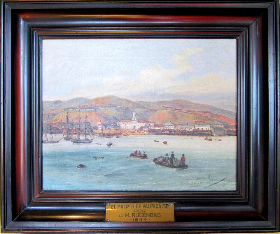 Rugendas - El puerto de Valparaiso -ost 1844 MMBAV f01