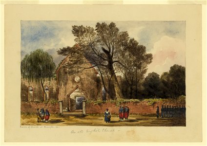 Ruins of church at Hampton, Va. - McIlvaine. LCCN2004661394
