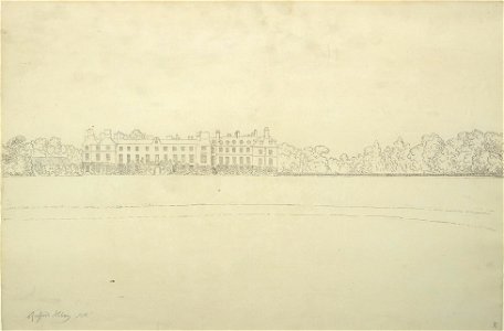 Rufford Abbey by Samuel Hieronymus Grimm 1773
