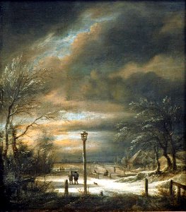 Ruisdael Winterlandschaft b Haarlem@Städel Museum Frankfurt20170818