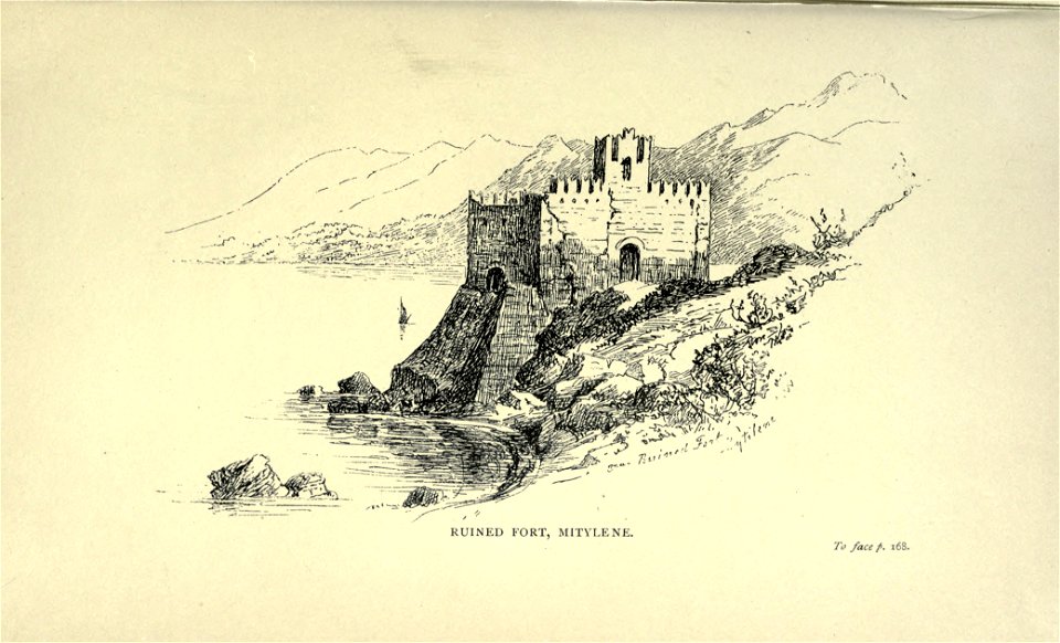 Ruined Fort, Mitylene, by Mary Adelaide Walker