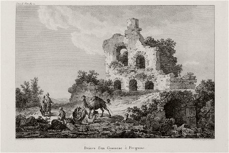 Ruines d'un Gymnase à Pergame - Choiseul-gouffier Gabriel Florent Auguste De - 1809