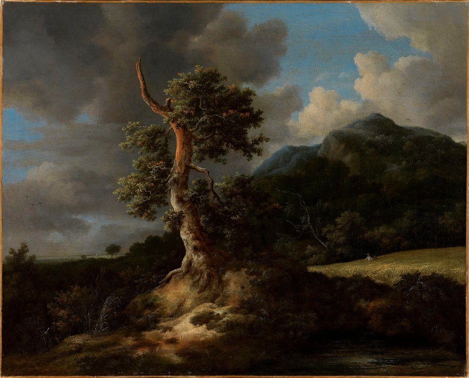 Jacob van Ruisdael - Mountainous Landscape with a Blasted Oak Tree - NMK.2013.0346 - National Museum of Art, Architecture and Design