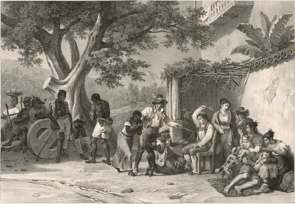 Rugendas - Voyage pittoresque dans le Brésil, fascicule 18, trad Golbéry, 1827 (page 19 crop)