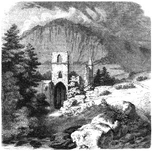 Ruinen Kloster Allerheiligen Baden (Freya 05-1865 S 85)