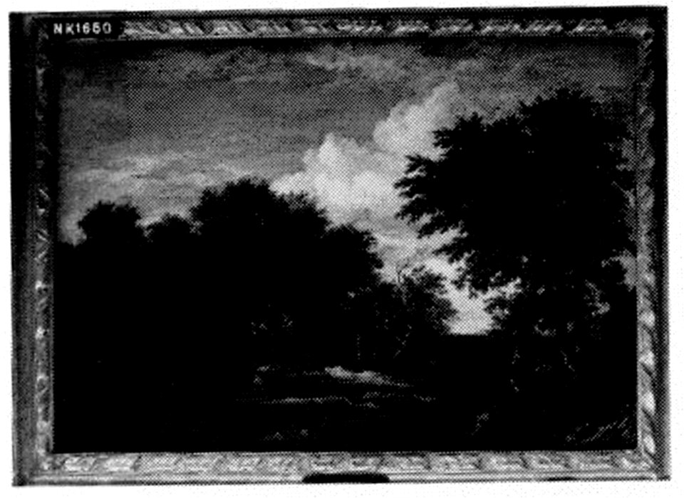J.I. van Ruisdael - Boslandschap met vijver - NK1650 - Cultural Heritage Agency of the Netherlands Art Collection