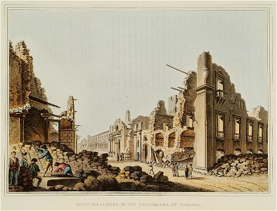 Ruins occasioned by the earthquake at Messina - Mayer Luigi - 1810