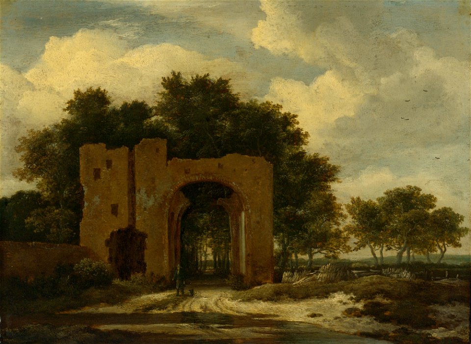 A Ruined Castle Gateway